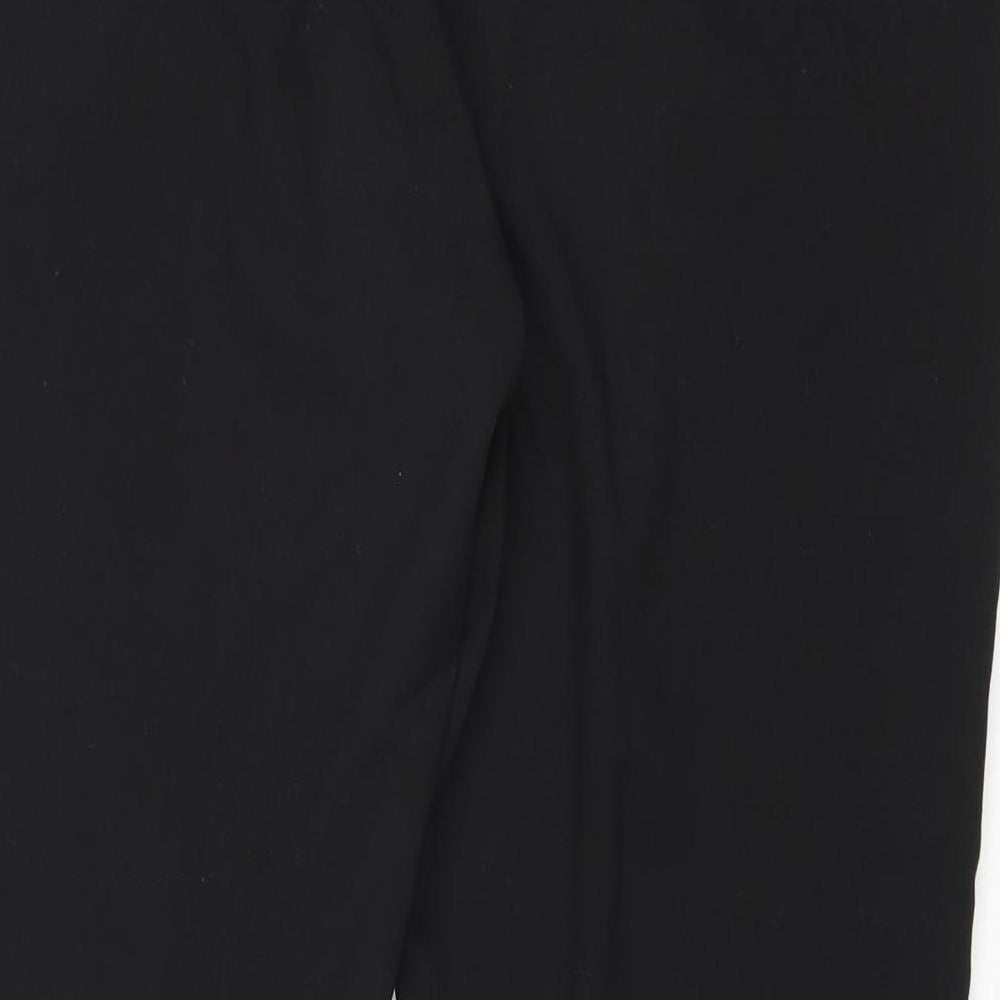 NEXT Womens Black Polyester Dress Pants Trousers Size 14 Regular Zip