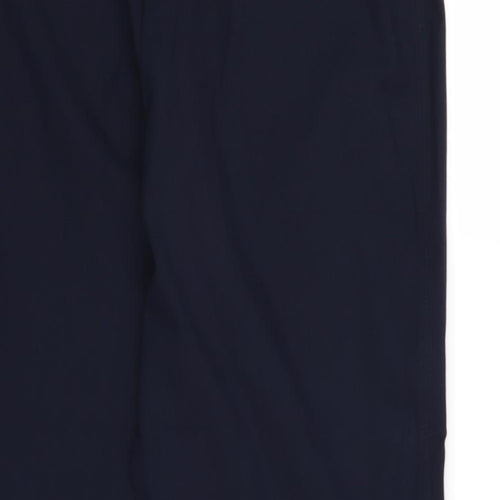Marks and Spencer Womens Blue Polyester Dress Pants Trousers Size 10 Regular Zip