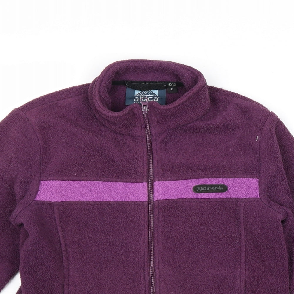 Kathmandu Womens Purple Jacket Size 8 Zip