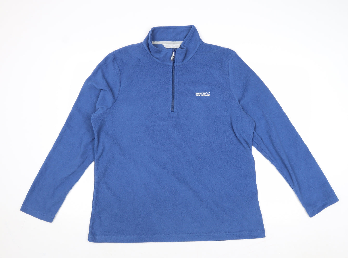 Regatta Womens Blue Polyester Pullover Sweatshirt Size 18 Zip