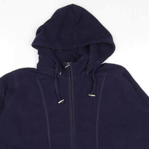 EWM Womens Blue Jacket Size M Zip
