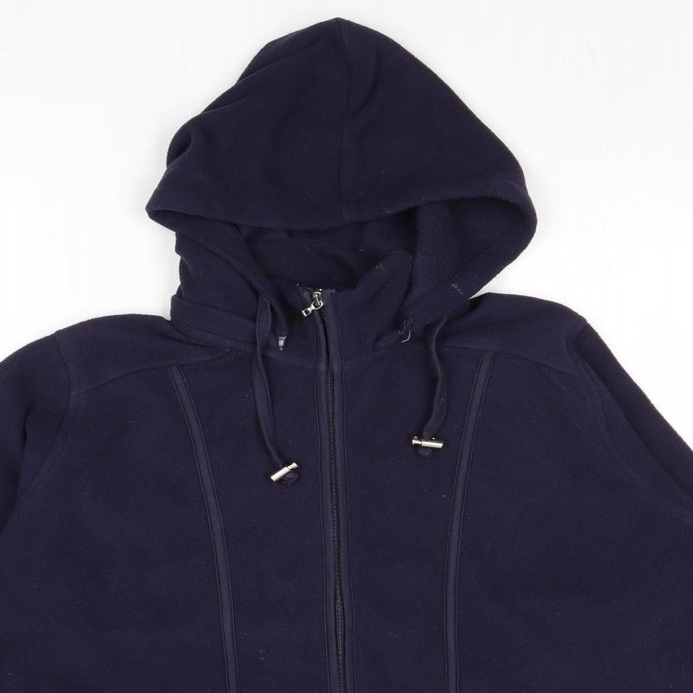 EWM Womens Blue Jacket Size M Zip