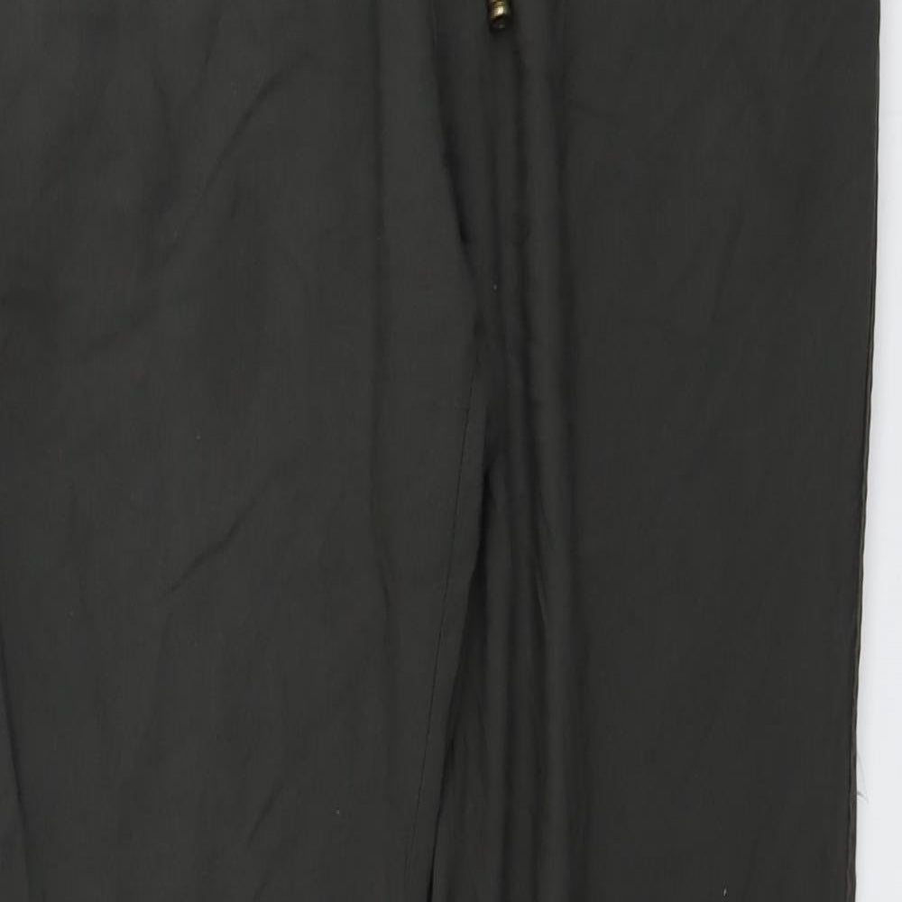 VILA Womens Green Viscose Jogger Trousers Size M L28 in Regular Drawstring