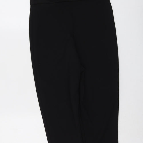 PRETTYLITTLETHING Womens Black Polyester Jumpsuit One-Piece Size 8 Pullover