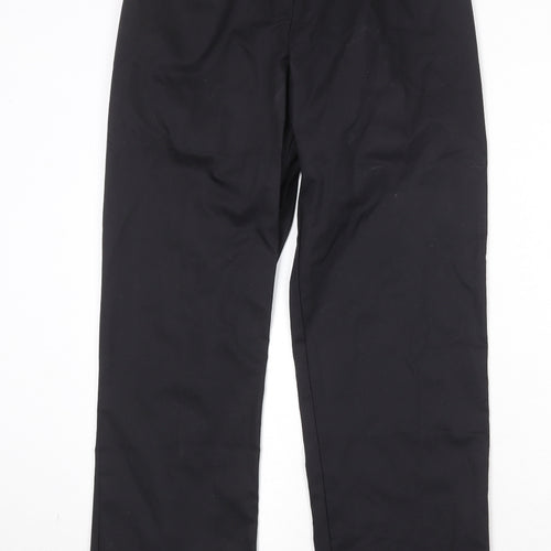 Meltemi Womens Black Polyester Trousers Size 29 in Regular Zip