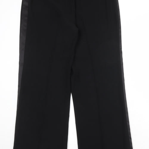 Per Una Womens Black Polyester Dress Pants Trousers Size 14 Regular Zip