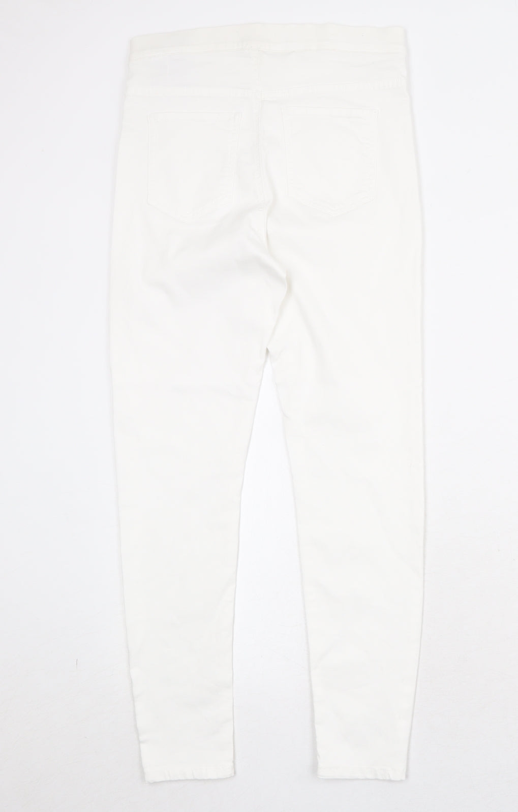 Marks and Spencer Womens White Cotton Jegging Jeans Size 10 Regular