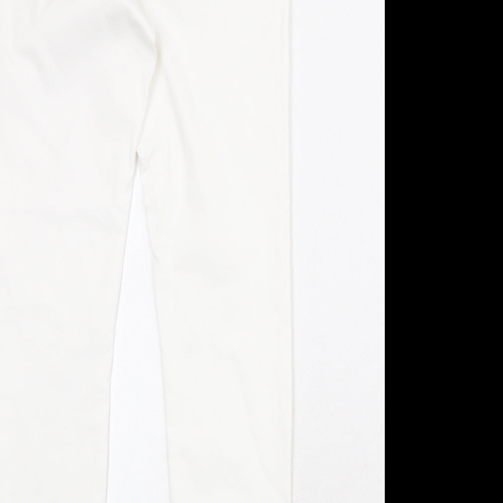 Marks and Spencer Womens White Cotton Jegging Jeans Size 10 Regular