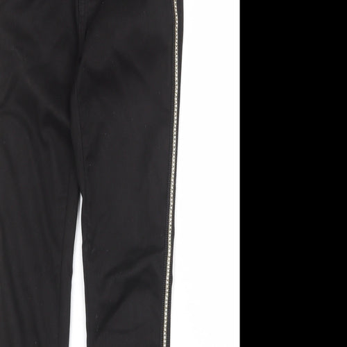 Toxik3 Womens Black Cotton Skinny Jeans Size S Regular Zip