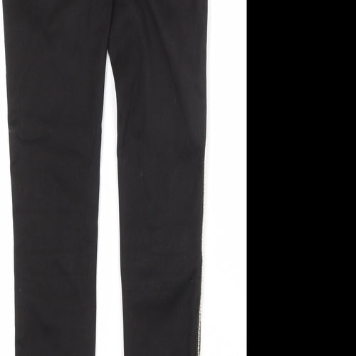 Toxik3 Womens Black Cotton Skinny Jeans Size S Regular Zip