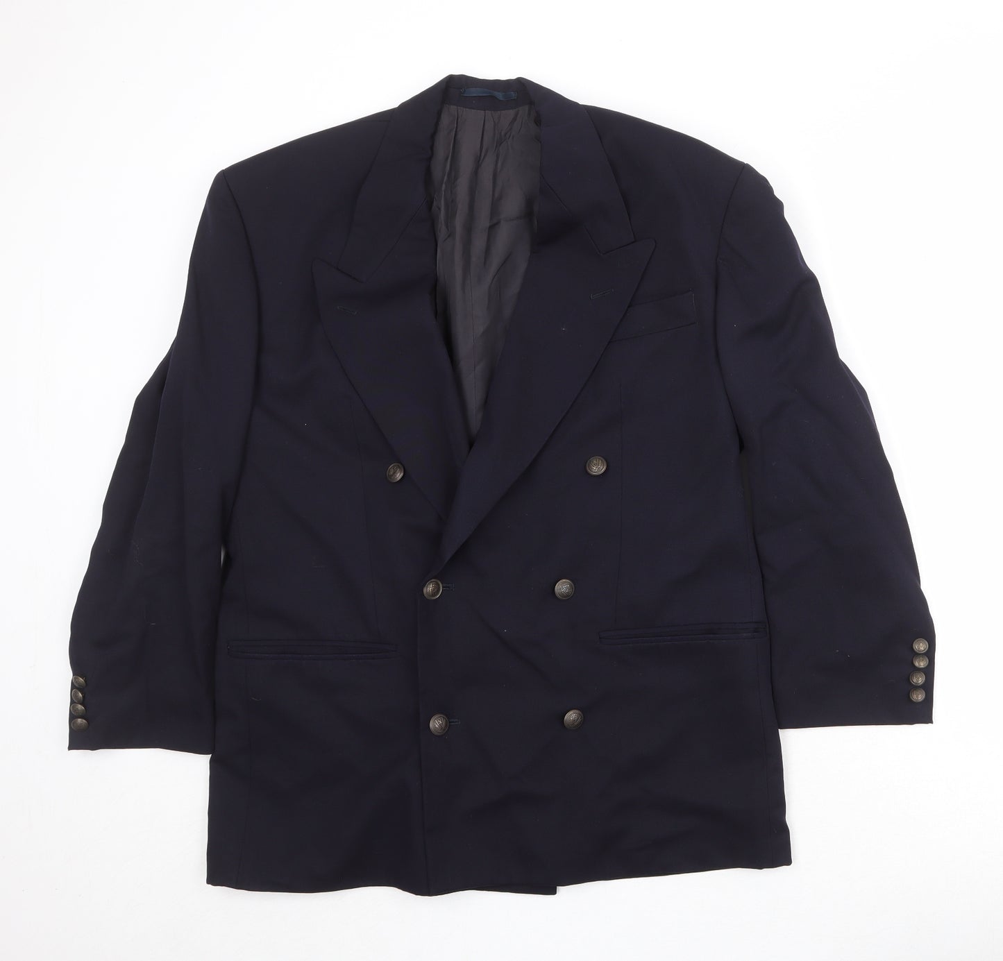 NEXT Mens Blue Wool Jacket Suit Jacket Size 40 Regular