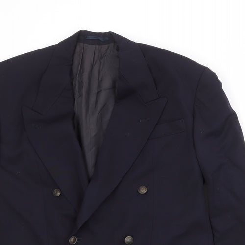 NEXT Mens Blue Wool Jacket Suit Jacket Size 40 Regular