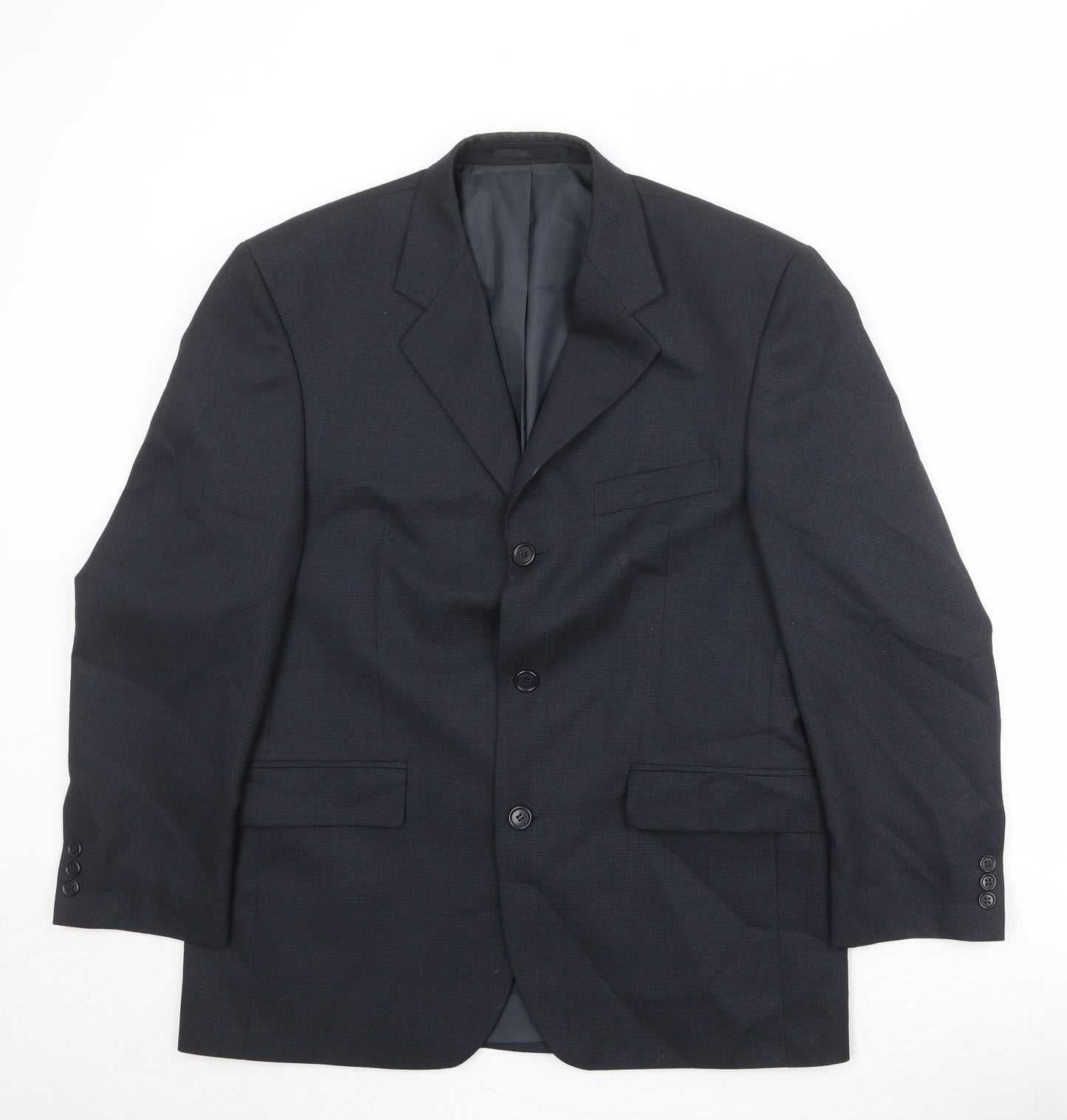 Burton Mens Black Polyester Jacket Suit Jacket Size 40 Regular