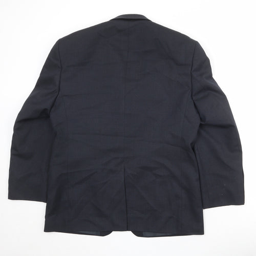 Burton Mens Black Polyester Jacket Suit Jacket Size 40 Regular
