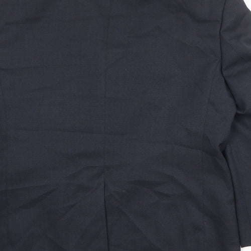 Burton Mens Black Polyester Jacket Suit Jacket Size 40 Regular