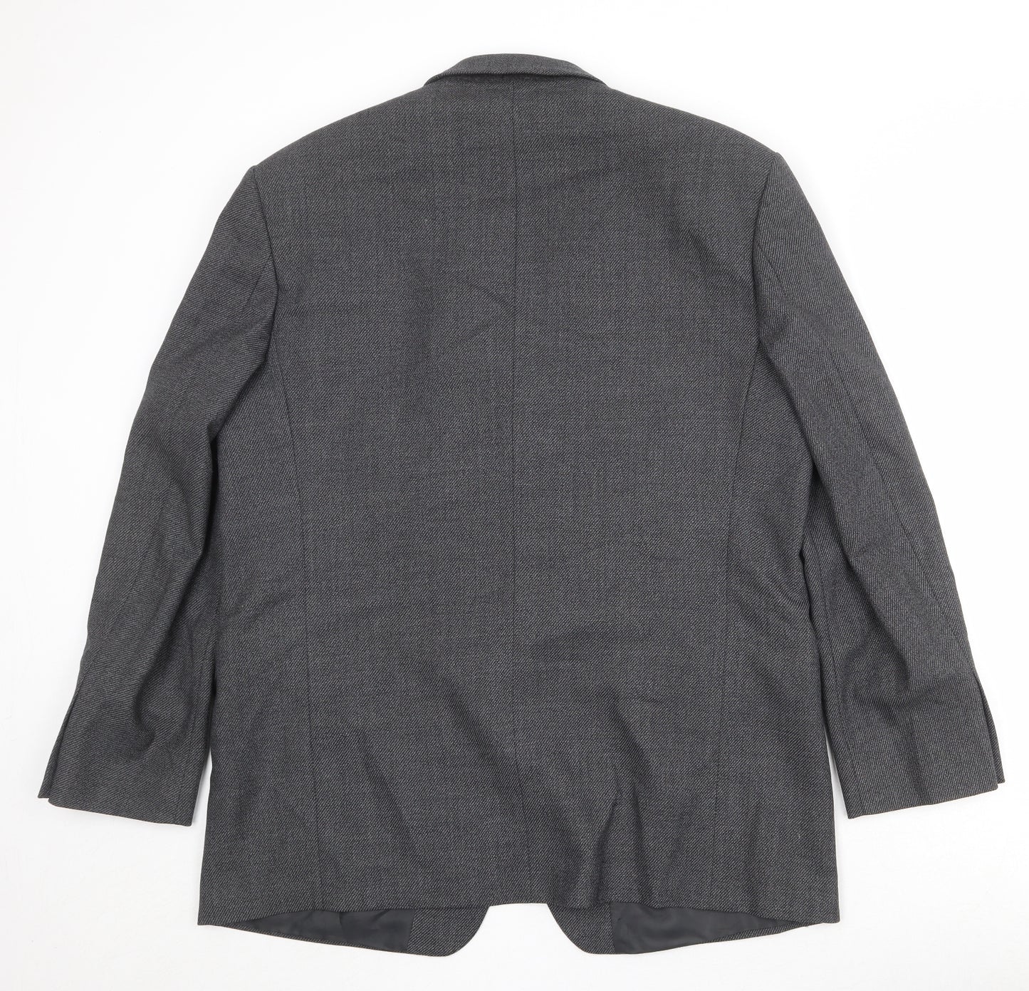 Marks and Spencer Mens Grey Polyester Jacket Suit Jacket Size 44 Regular