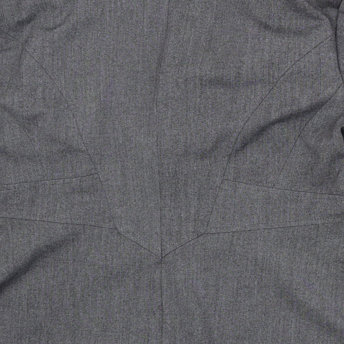 Debenhams Womens Grey Polyester Jacket Blazer Size 10