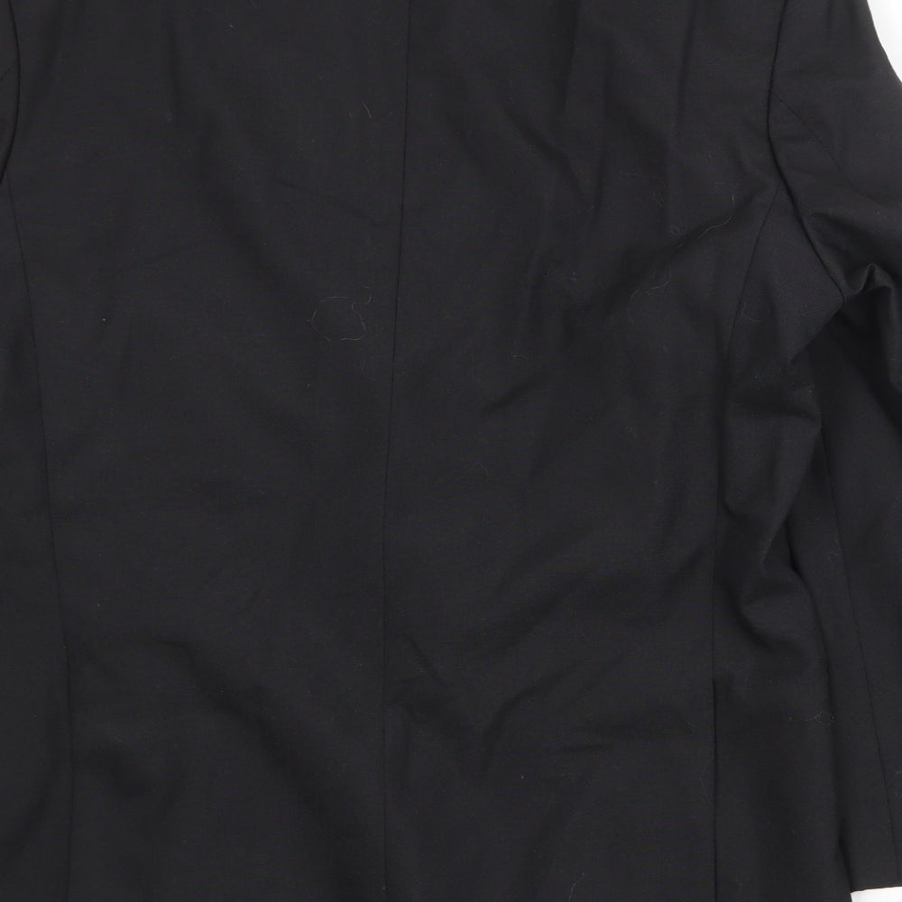 Mr Harry Mens Black Polyester Tuxedo Suit Jacket Size 42 Regular