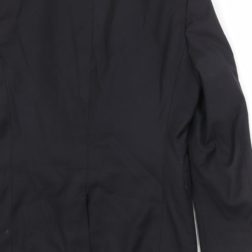 NEXT Mens Black Polyester Jacket Suit Jacket Size 38 Regular