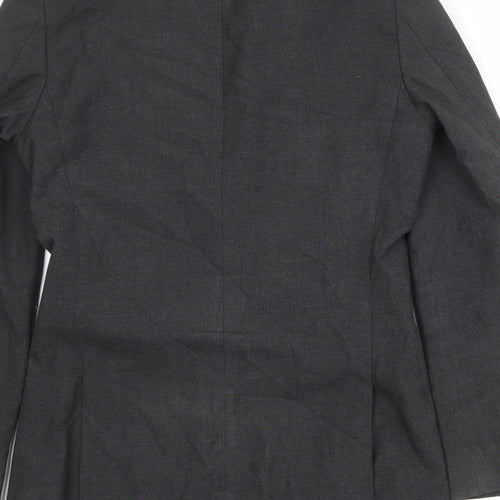 NEXT Mens Grey Polyester Jacket Suit Jacket Size 36 Regular
