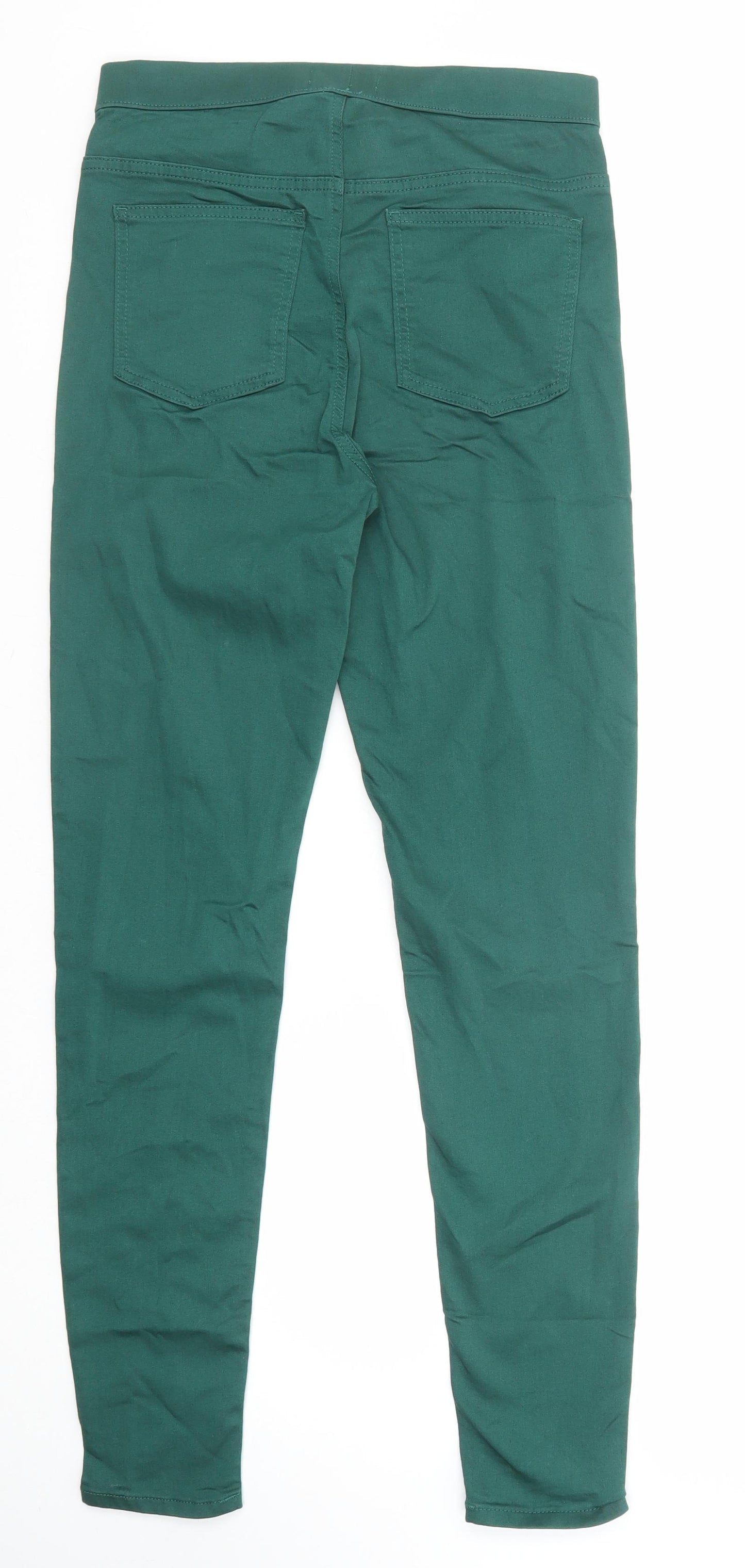Marks and Spencer Womens Green Cotton Jegging Jeans Size 10 Regular