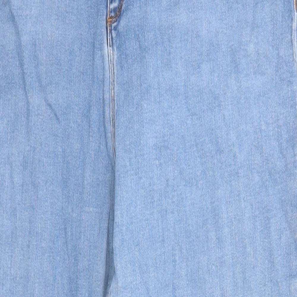 ASOS Womens Blue Cotton Skinny Jeans Size 22 in L32 in Regular Zip