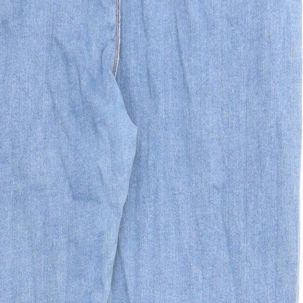 ASOS Womens Blue Cotton Skinny Jeans Size 22 in L32 in Regular Zip