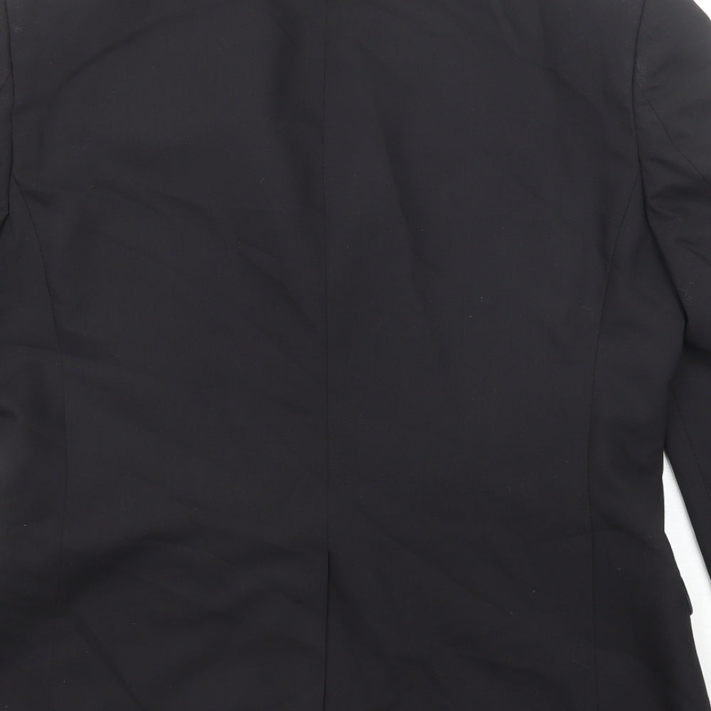 Ted Baker Mens Black Wool Jacket Suit Jacket Size 40 Regular