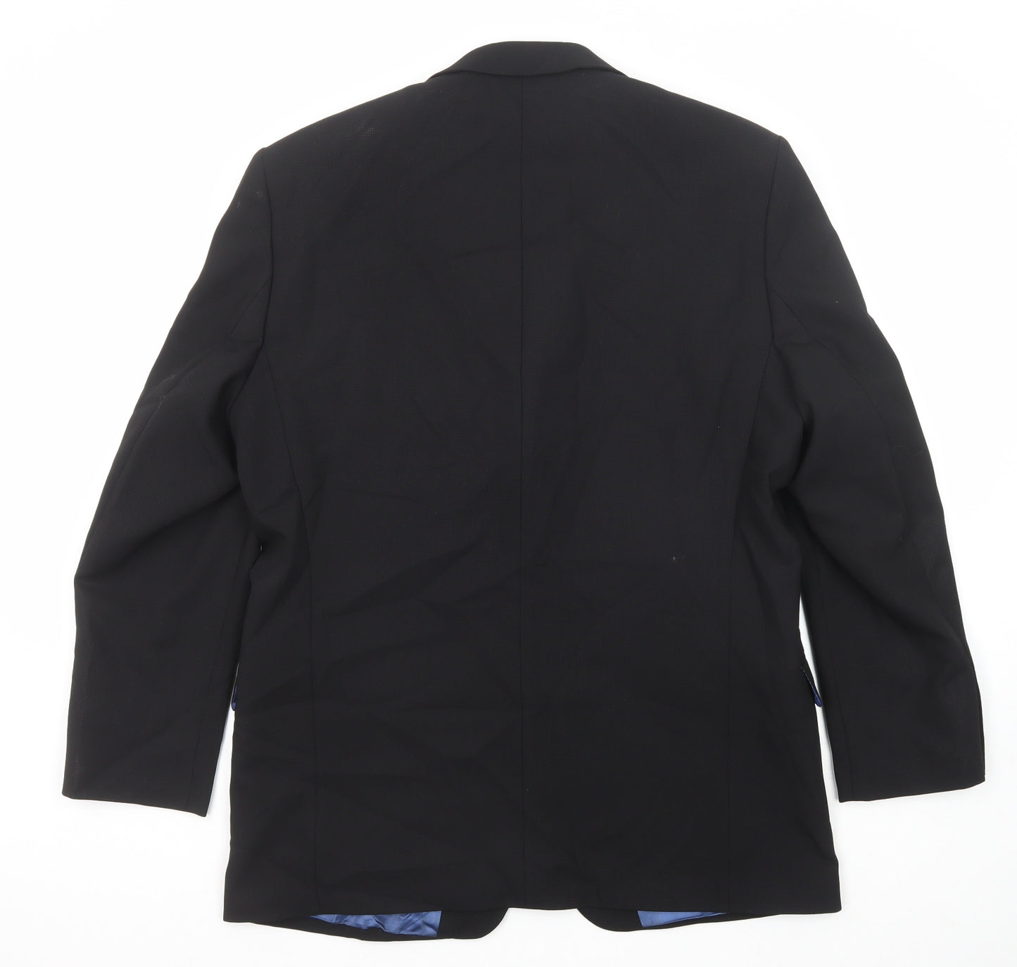 Daniel Hechter Mens Black Wool Jacket Suit Jacket Size 42 Regular