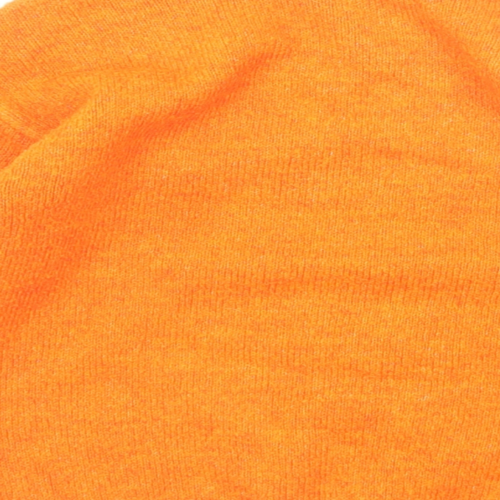M&Co Boys Orange Round Neck Acrylic Pullover Jumper Size 3-4 Years Pullover - Live Your Dream