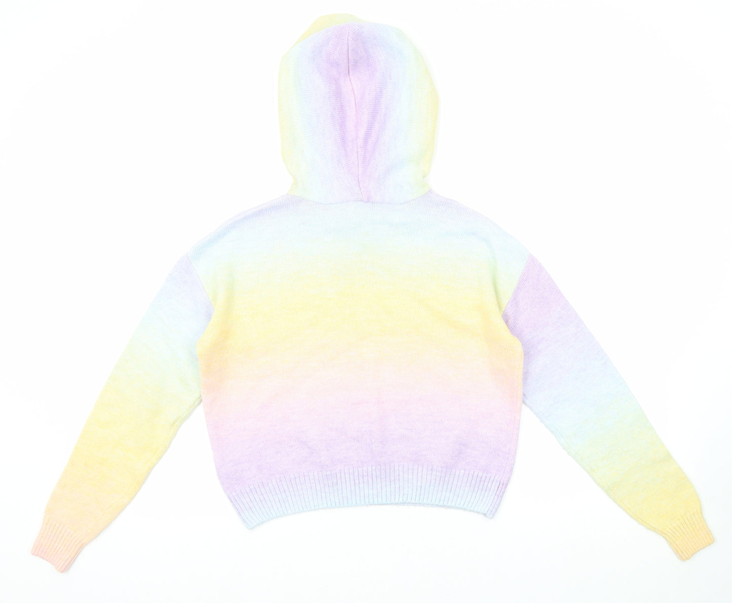 River Island Womens Multicoloured Round Neck Acrylic Pullover Jumper Size XS