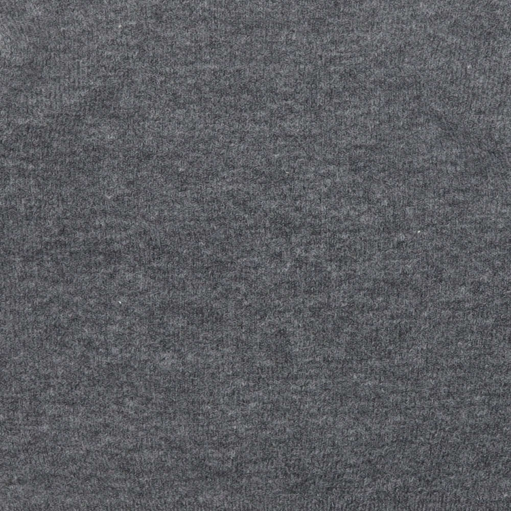 Marks and Spencer Womens Grey Round Neck Geometric Polyester Pullover Jumper Size S - Star Pattern