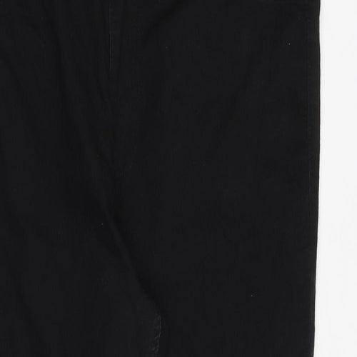 Marks and Spencer Womens Black Cotton Jegging Jeans Size 18 Regular