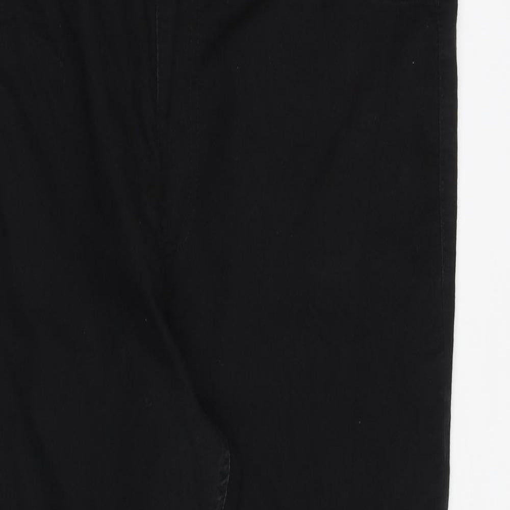Marks and Spencer Womens Black Cotton Jegging Jeans Size 18 Regular