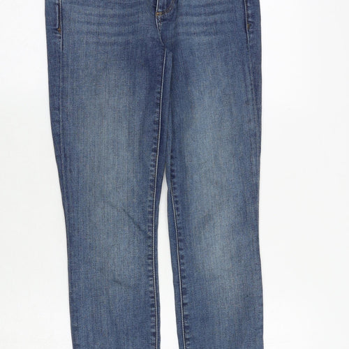 Gap Womens Blue Cotton Skinny Jeans Size 26 in Regular Zip