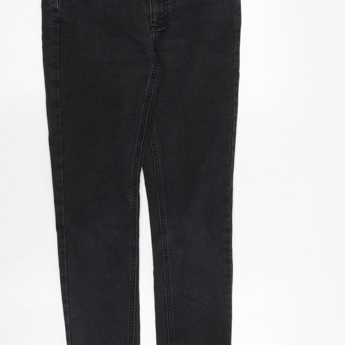 Linea Womens Black Cotton Skinny Jeans Size 8 Regular Zip