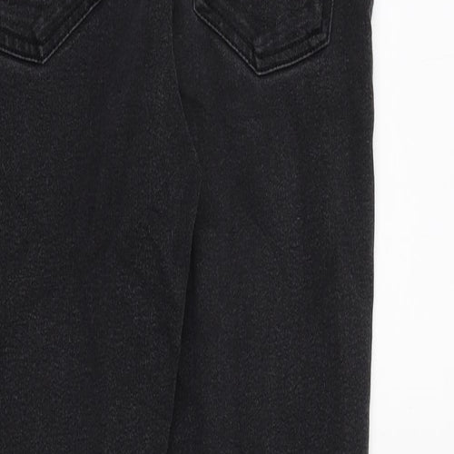 Linea Womens Black Cotton Skinny Jeans Size 8 Regular Zip