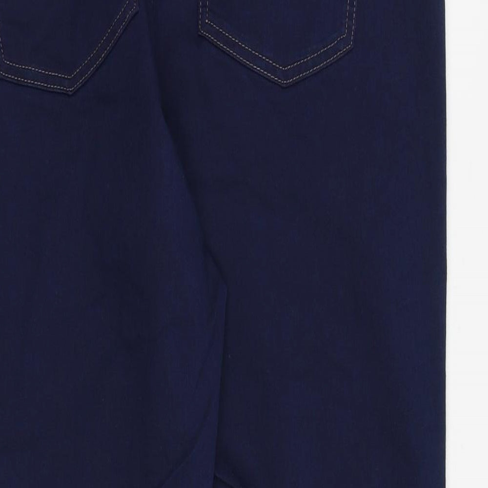Marks and Spencer Womens Blue Cotton Jegging Jeans Size 18 Regular