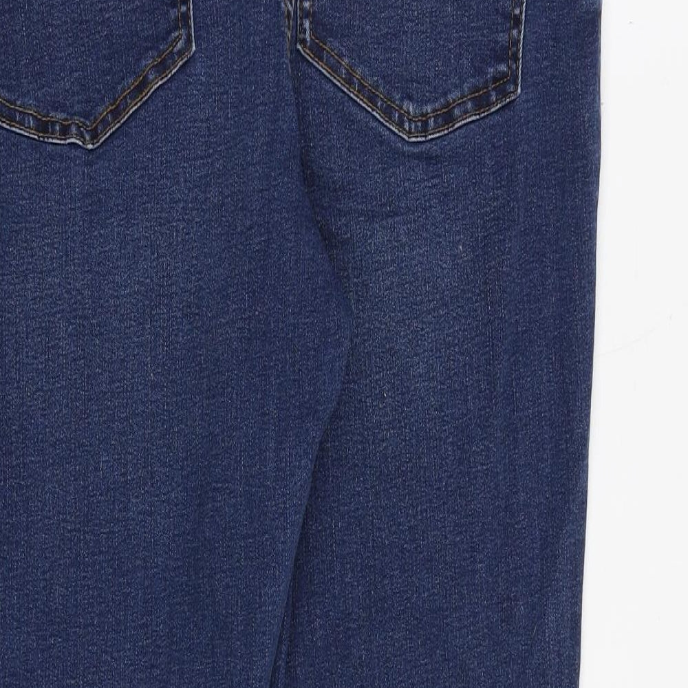 New Look Womens Blue Cotton Jegging Jeans Size 16 Regular