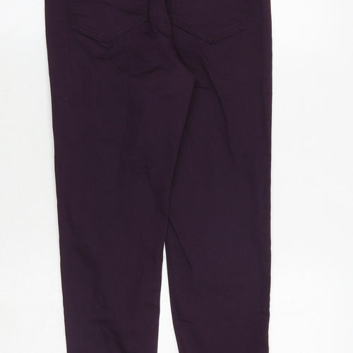 Marks and Spencer Womens Purple Cotton Jegging Jeans Size 6 Regular