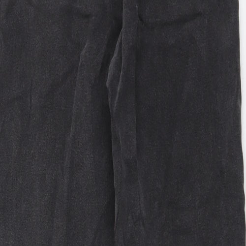 H&M Womens Grey Cotton Mom Jeans Size 8 L28 in Regular Button