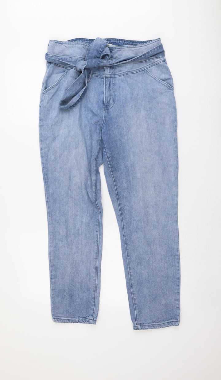 JustFab Womens Blue Cotton Skinny Jeans Size 31 in L27 in Regular Button