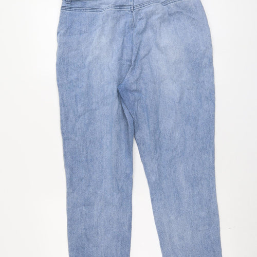 JustFab Womens Blue Cotton Skinny Jeans Size 31 in L27 in Regular Button