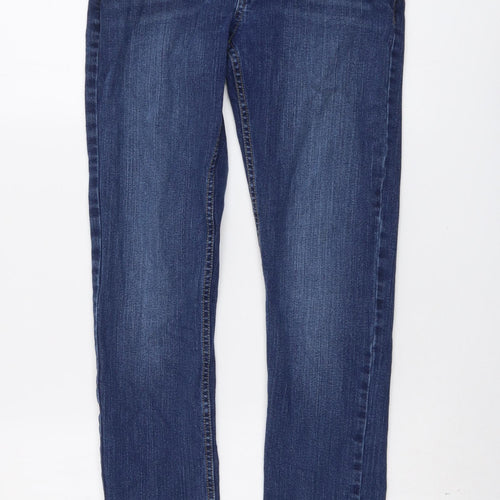 SO Denim Womens Blue Cotton Skinny Jeans Size 30 in L31 in Regular Button