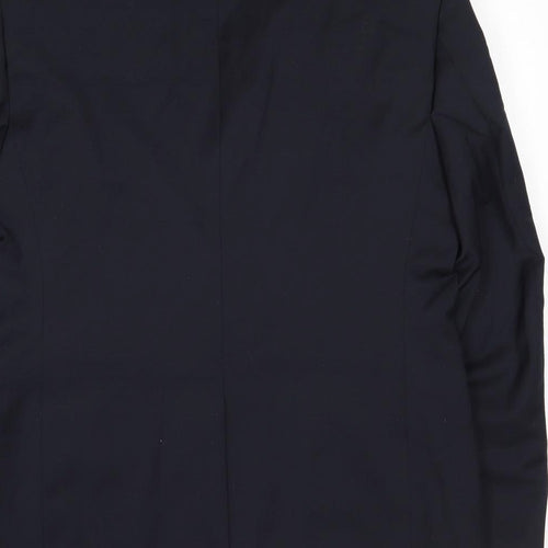 Marks and Spencer Mens Blue Polyester Jacket Suit Jacket Size 42 Regular