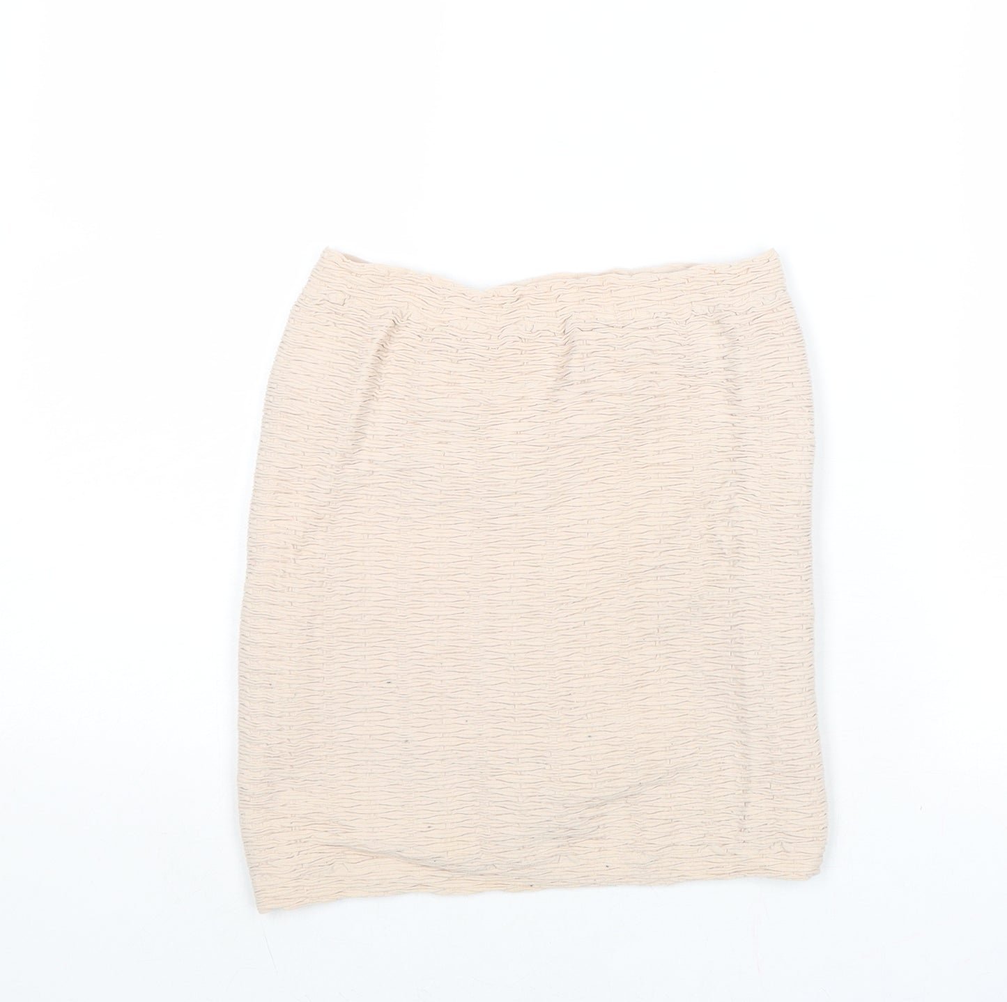 Topshop Womens Beige Nylon Bandage Skirt One Size