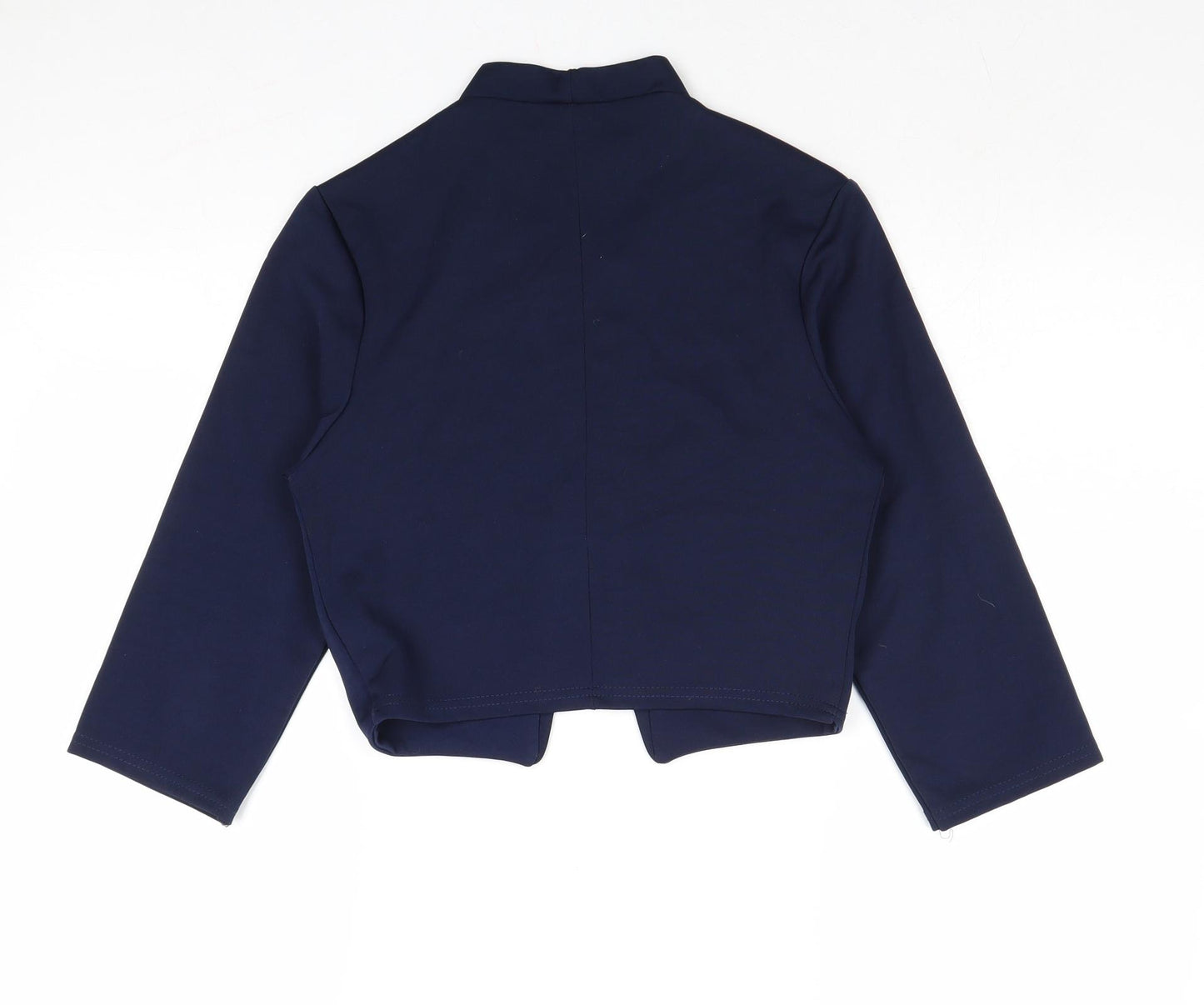 Quiz Womens Blue V-Neck Polyester Cardigan Jumper Size 12