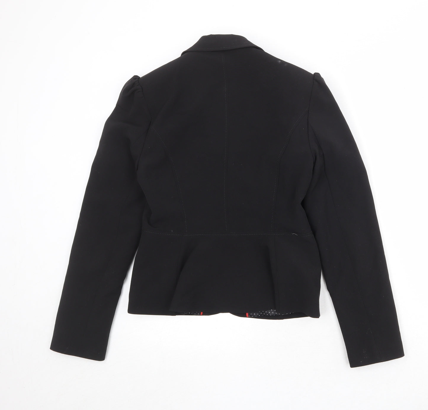 New Look Womens Black Polyester Jacket Blazer Size 10