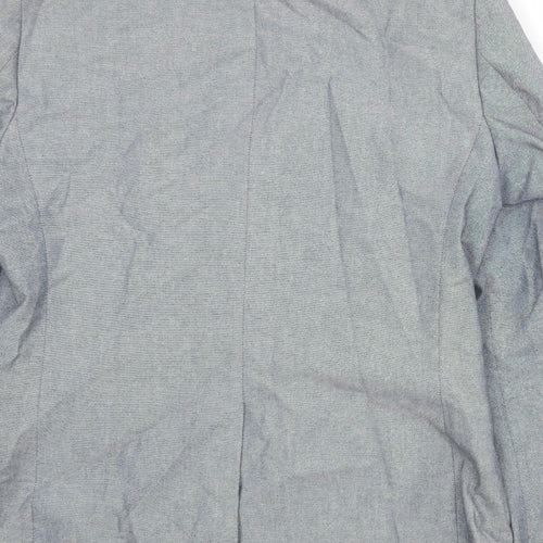 Marks and Spencer Mens Grey Cotton Jacket Suit Jacket Size 40 Regular