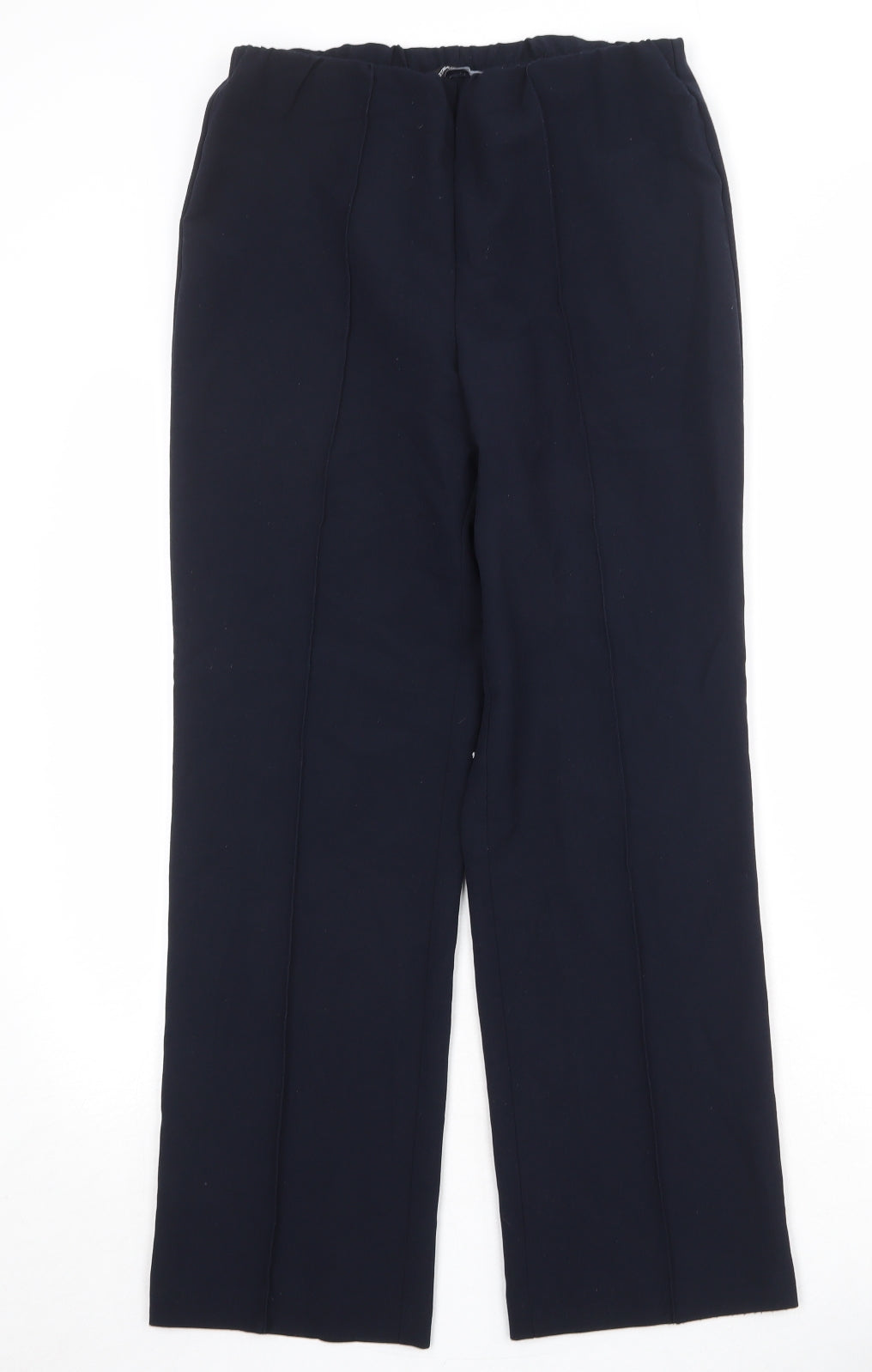 Bonmarché Womens Black Polyester Dress Pants Trousers Size 10 Regular